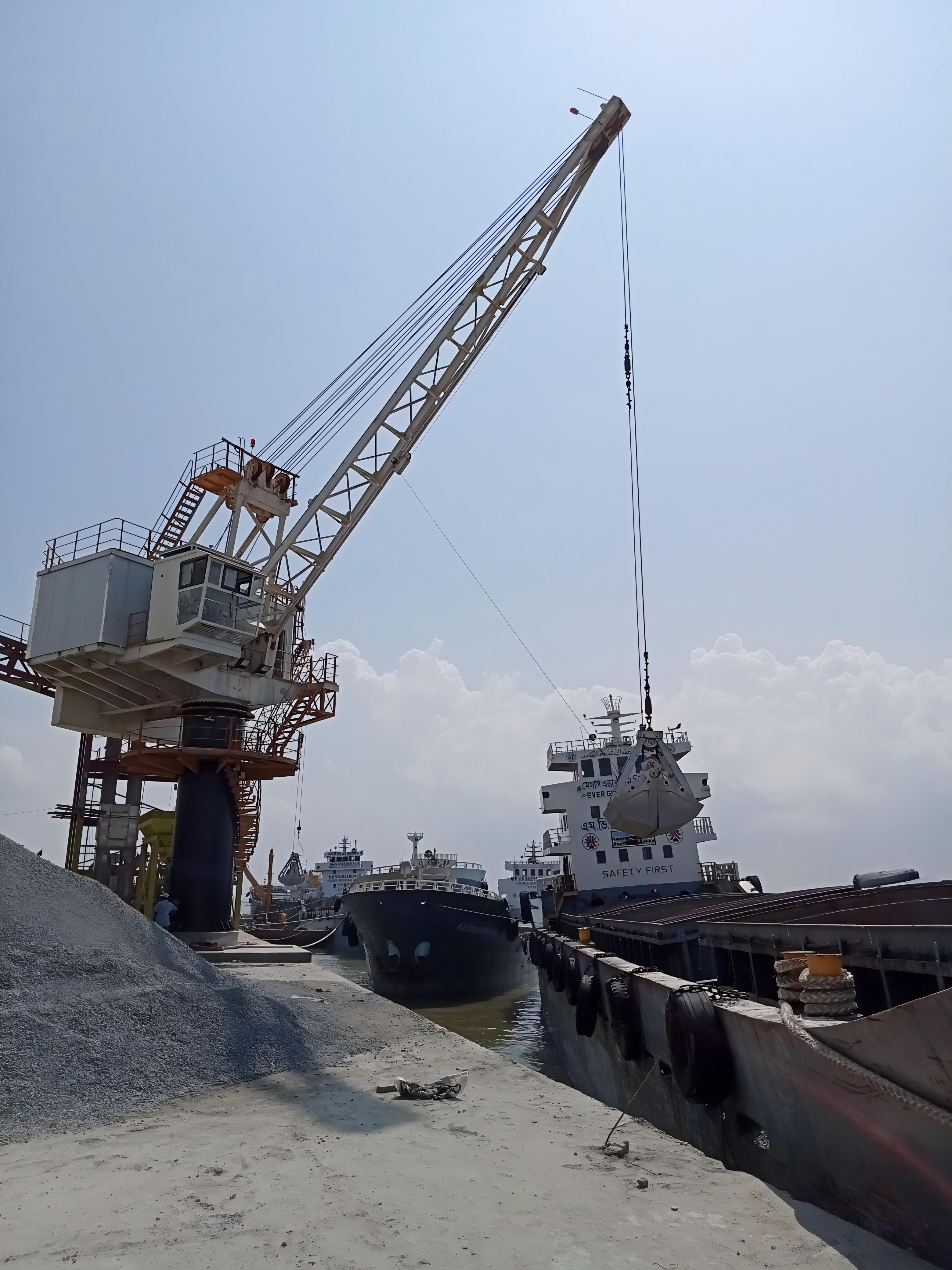 marine deck davit crane