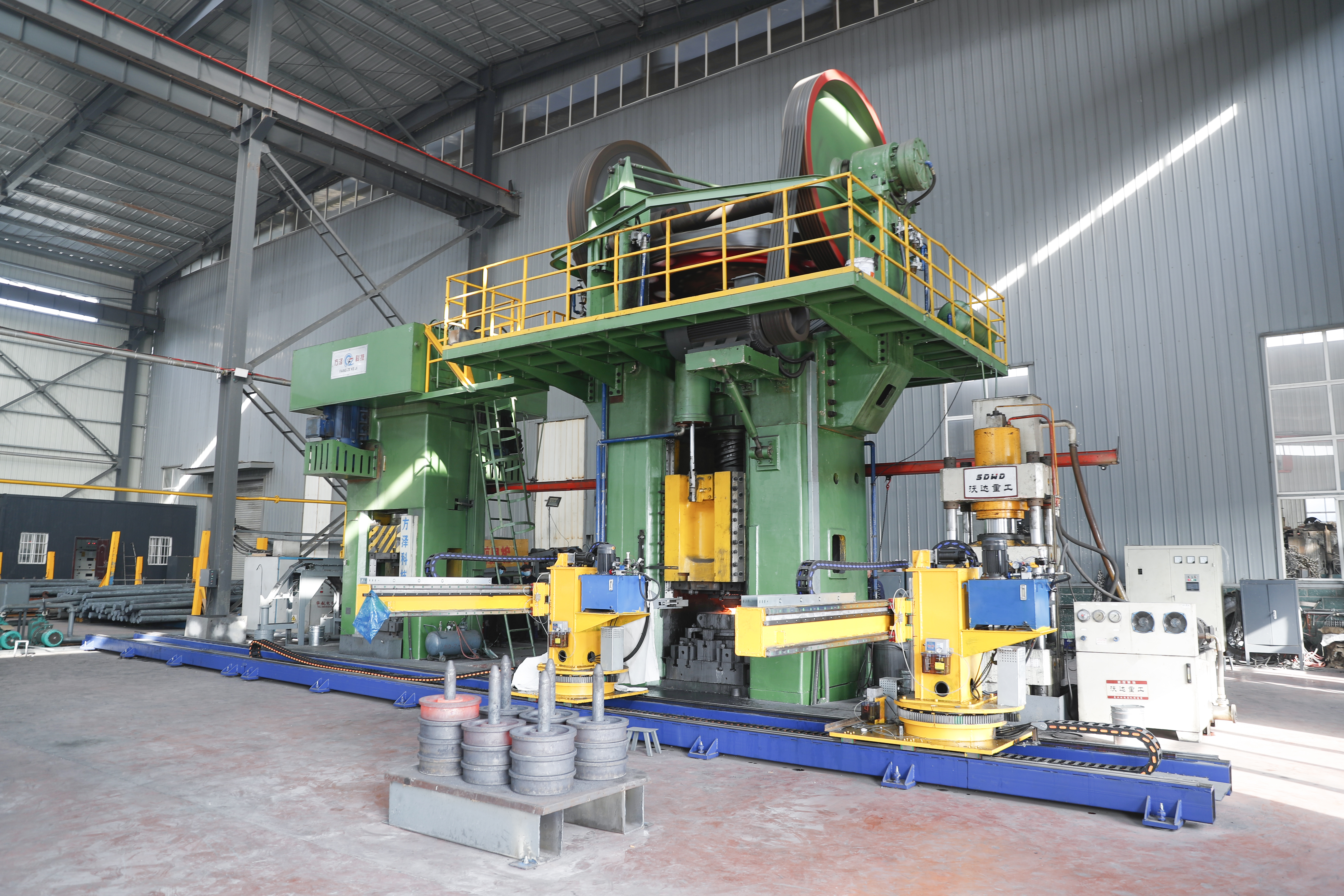 LD wheel rolling production line in steel casting workshop