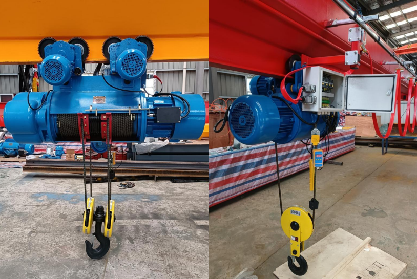 Polipasto eléctrico para grúa pórtico