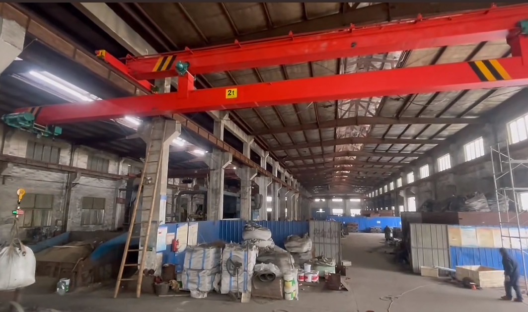 complete free standing overhead bridge crane