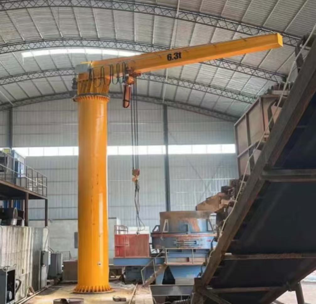 wall mounted jib crane space saving