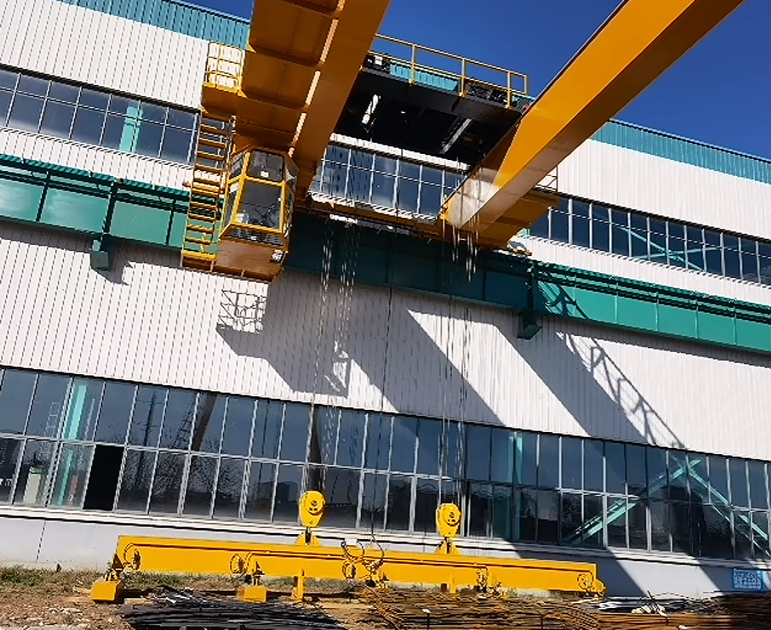MGSB electromagnetic lifting beam semi-gantry crane