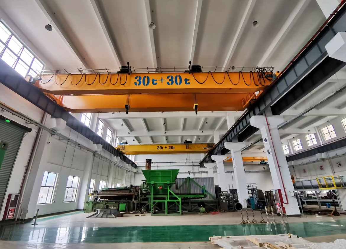 European double-girder overhead crane