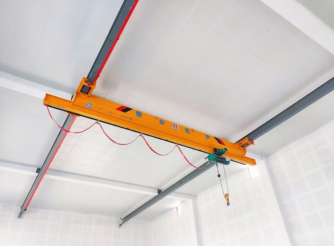 Suspension single-girder bridge crane