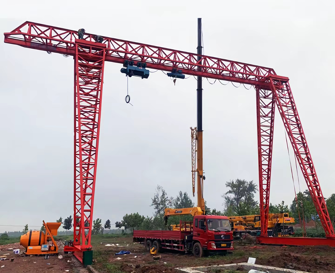 Truss gantry crane