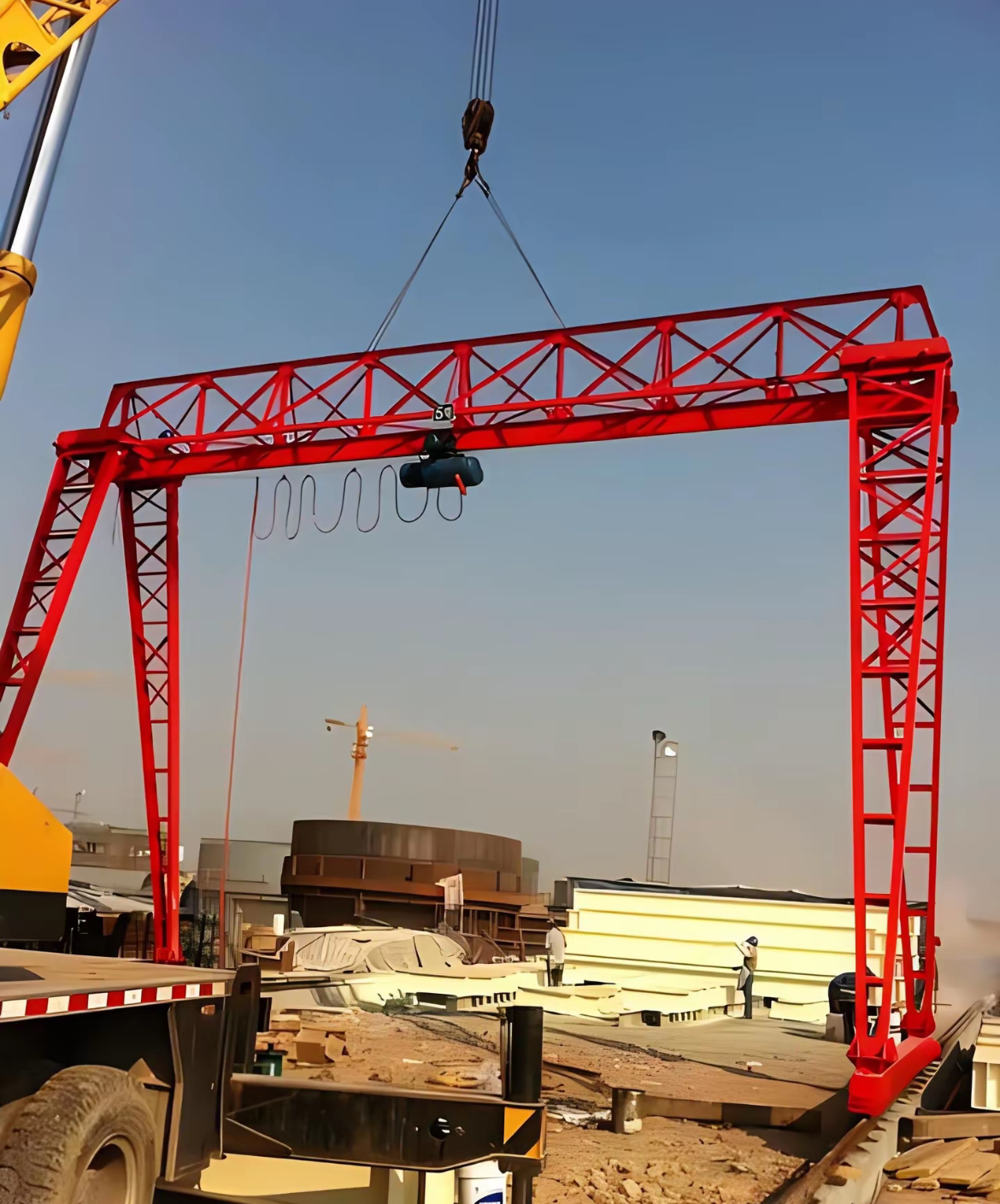 Tackling the Challenge of Outdoor Large Cargo Handling: How Double-Girder Gantry Cranes Dramatically Improve Open-Air Stockyard Efficiency