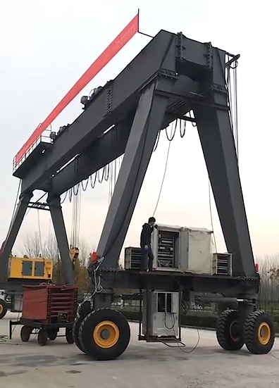 Пути не нужны! Применение свободно вращающихся кранов РИТЭГ во временных грузовых узлах