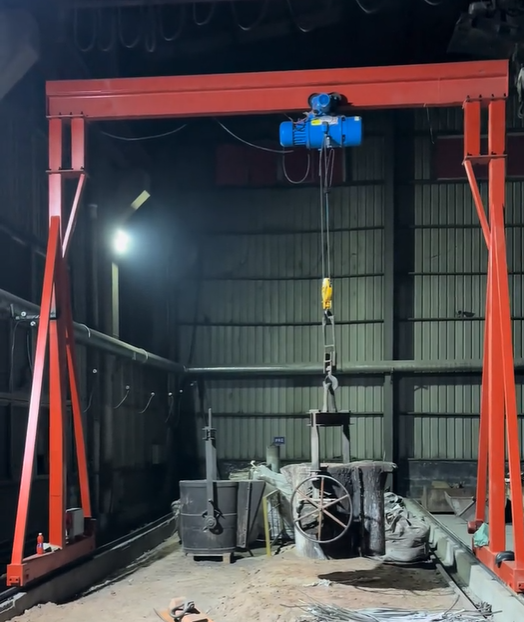 trackless gantry crane