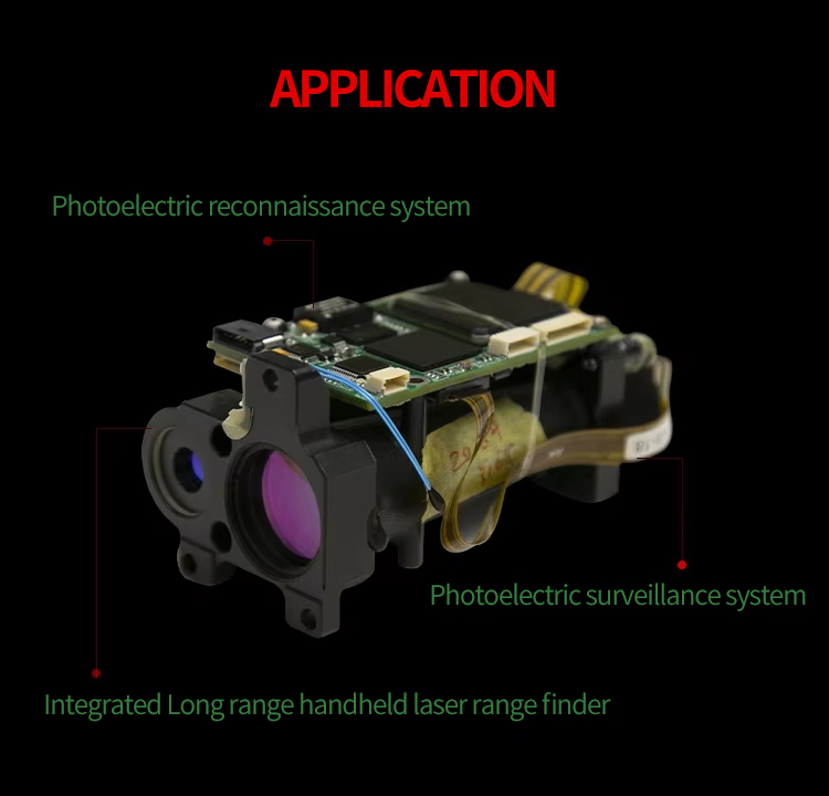 Erbium Glass Laser Ranging Module