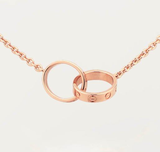 Rose gold necklace