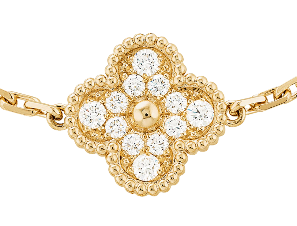 Gold chain bracelet