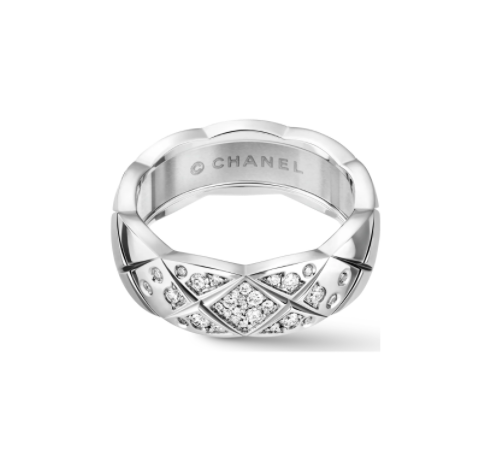 white 18-karat gold