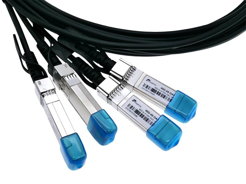 40G QSFP+ To 4 X 10G SFP+ Passive DAC Breakout Cable
