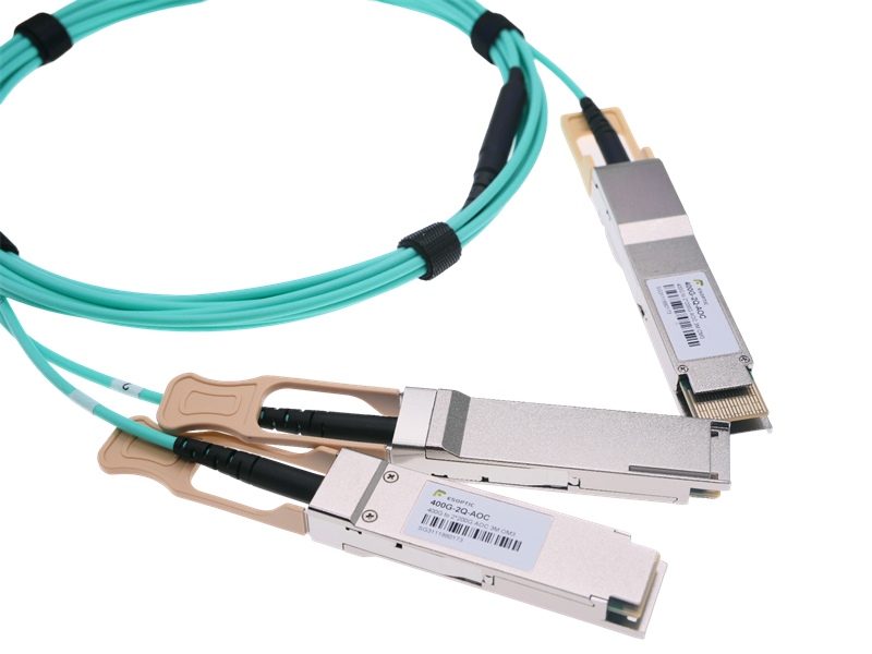 400G QSFP-DD To 2×200G QSFP56 Breakout Active Optical Cable