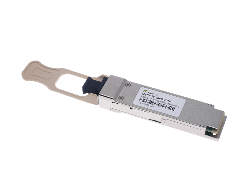 200Gbase QSFP56 SR4 850nm 100m MMF Optical Transceiver