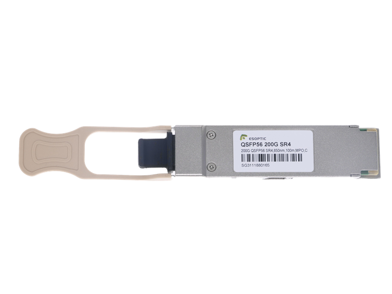 200Gbase QSFP56 SR4 850nm 100m MMF Optical Transceiver