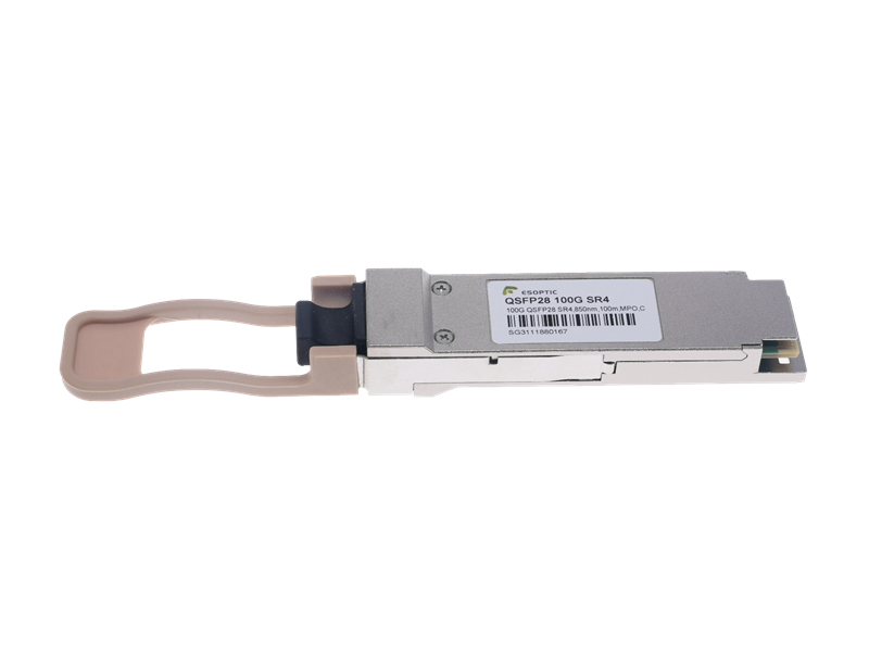 100Gbase QSFP28 SR4 850nm 100m MMF DDM Optical Transceiver