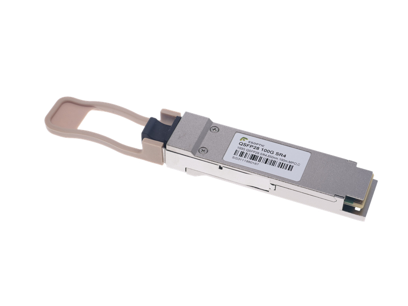 100Gbase QSFP28 SR4 850nm 100m MMF DDM Optical Transceiver