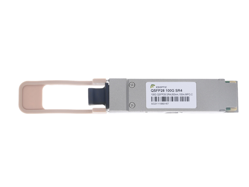 100Gbase QSFP28 SR4 850nm 100m MMF DDM Optical Transceiver