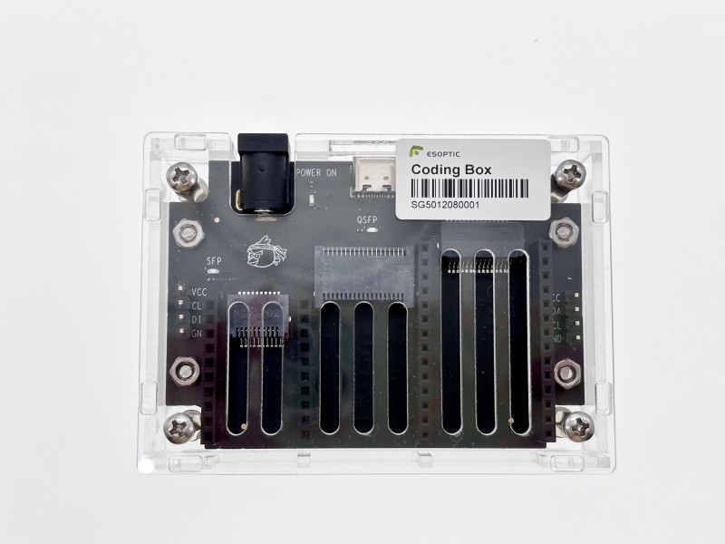 Optical module write code board