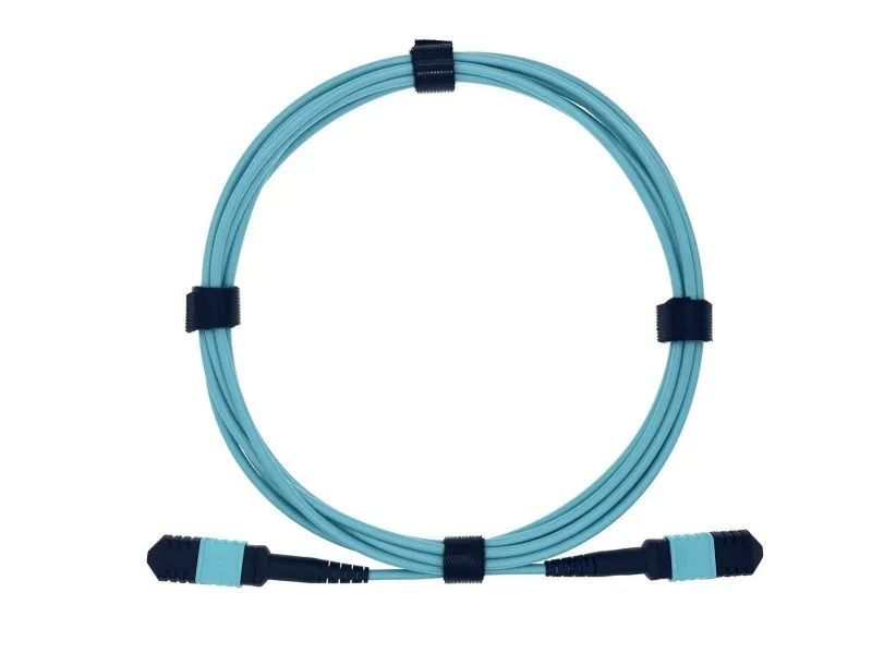 Kabel Serat Optik MTP MPO OM3 OM4 Untuk Penggunaan 400G