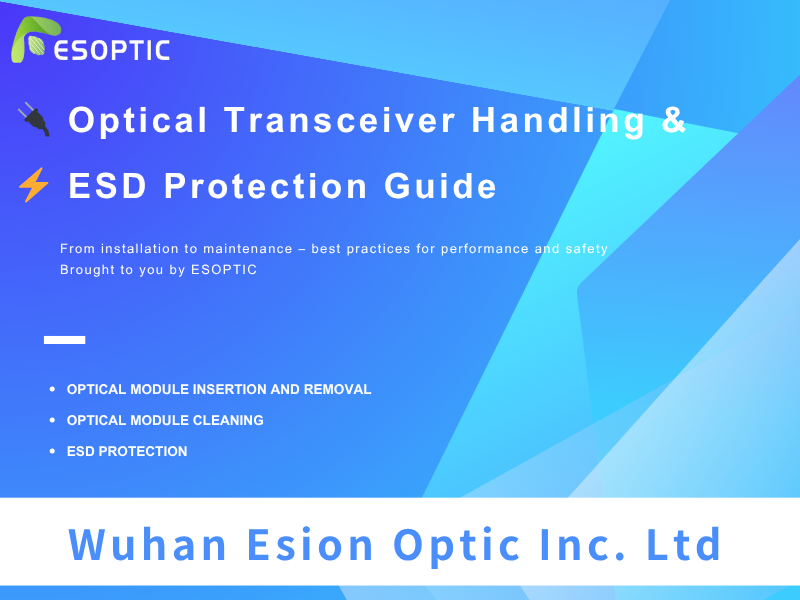 Optik Alıcı-Verici Kullanımı ve ESD Koruması: ESOPTIC'ten Pratik Bir Kılavuz