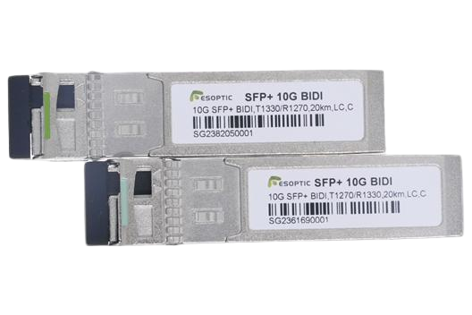 10G BiDi SFP+ single-fiber