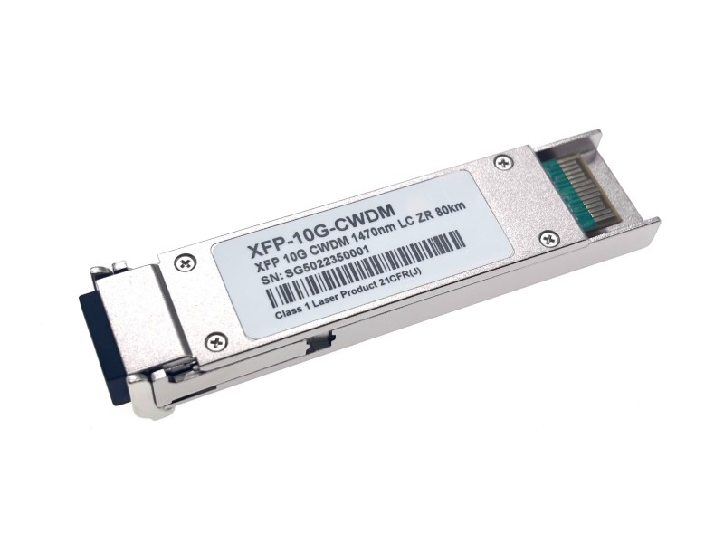 10G XFP 1470~1610nm CWDM 80KM Transceiver Single Mode