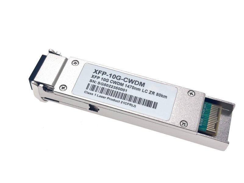 10G XFP 1470~1610nm CWDM 80KM Transceiver Single Mode