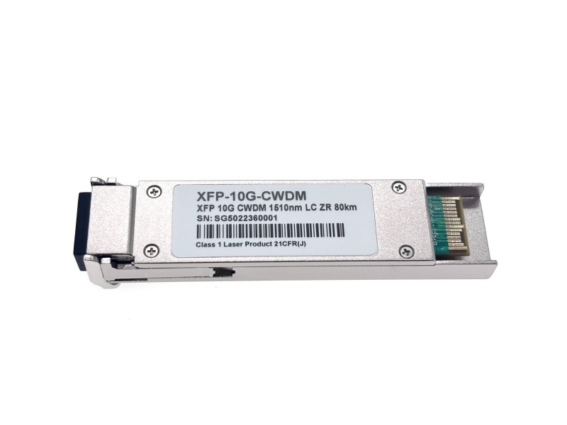 10G XFP 1470~1610nm CWDM 80KM Transceiver Single Mode