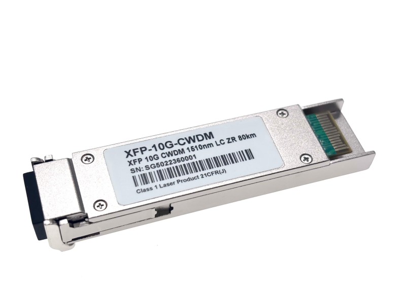 10G XFP 1470~1610nm CWDM 80KM Transceiver Single Mode