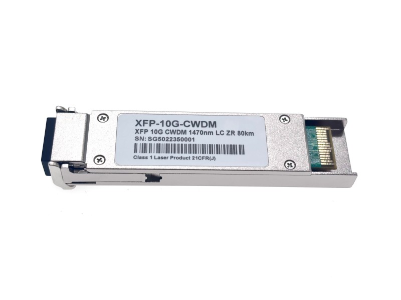 10G XFP 1470~1610nm CWDM 80KM Transceiver Single Mode