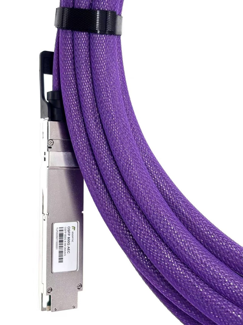 800G OSFP AEC(Active Electrical Cable) up to 6m