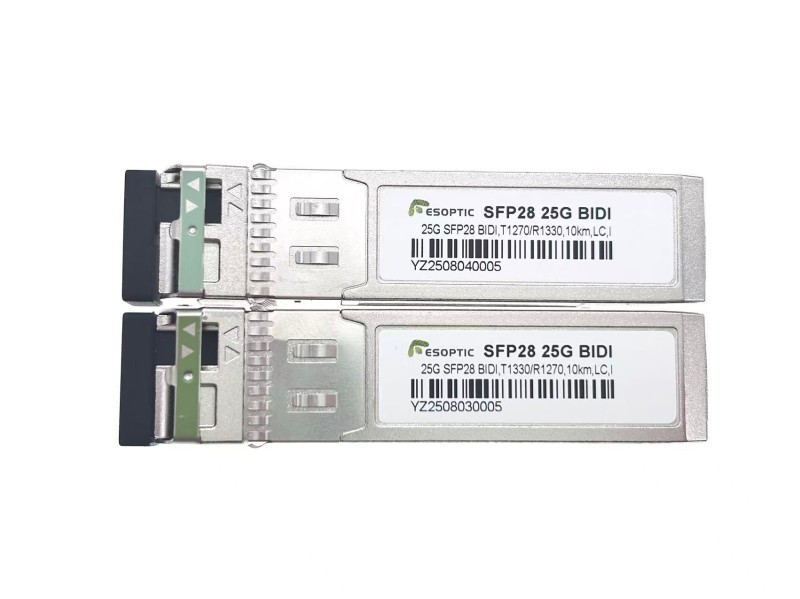 25 Gbps Sfp Bidi 10 km-es egymódusú optikai adó-vevő