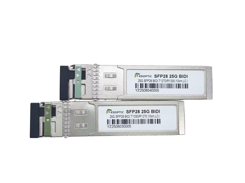 25 Gbps Sfp Bidi 10 km-es egymódusú optikai adó-vevő