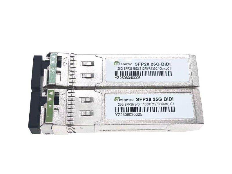 25 Gbps Sfp Bidi 10 km-es egymódusú optikai adó-vevő
