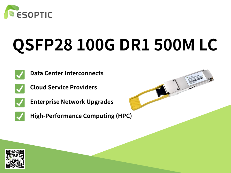 Introducing the QSFP28 100G DR1 Module: High-Speed and Energy-Efficient Connectivity