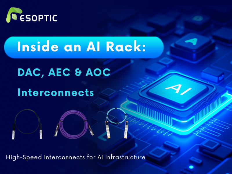 DAC, AEC o AOC: come scegliere l'interconnessione giusta all'interno di un rack AI
