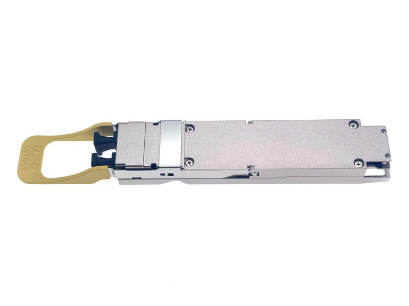 Modulo ricetrasmettitore ottico SMF doppio MPO-12 compatibile generico 1.6T 2 x DR4/DR8 OSFP224 PAM4 1310nm 500m.