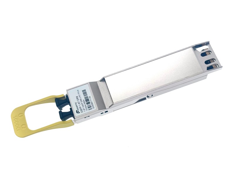 Modulo ricetrasmettitore ottico SMF doppio MPO-12 compatibile generico 1.6T 2 x DR4/DR8 OSFP224 PAM4 1310nm 500m.
