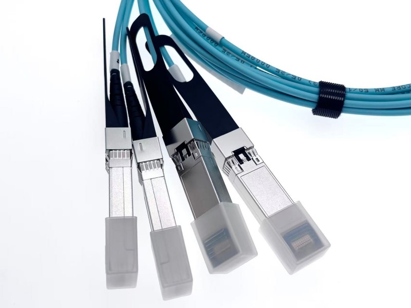 Cabo AOC de 40G QSFP para 4x10G SFP+ de 1 a 50 metros