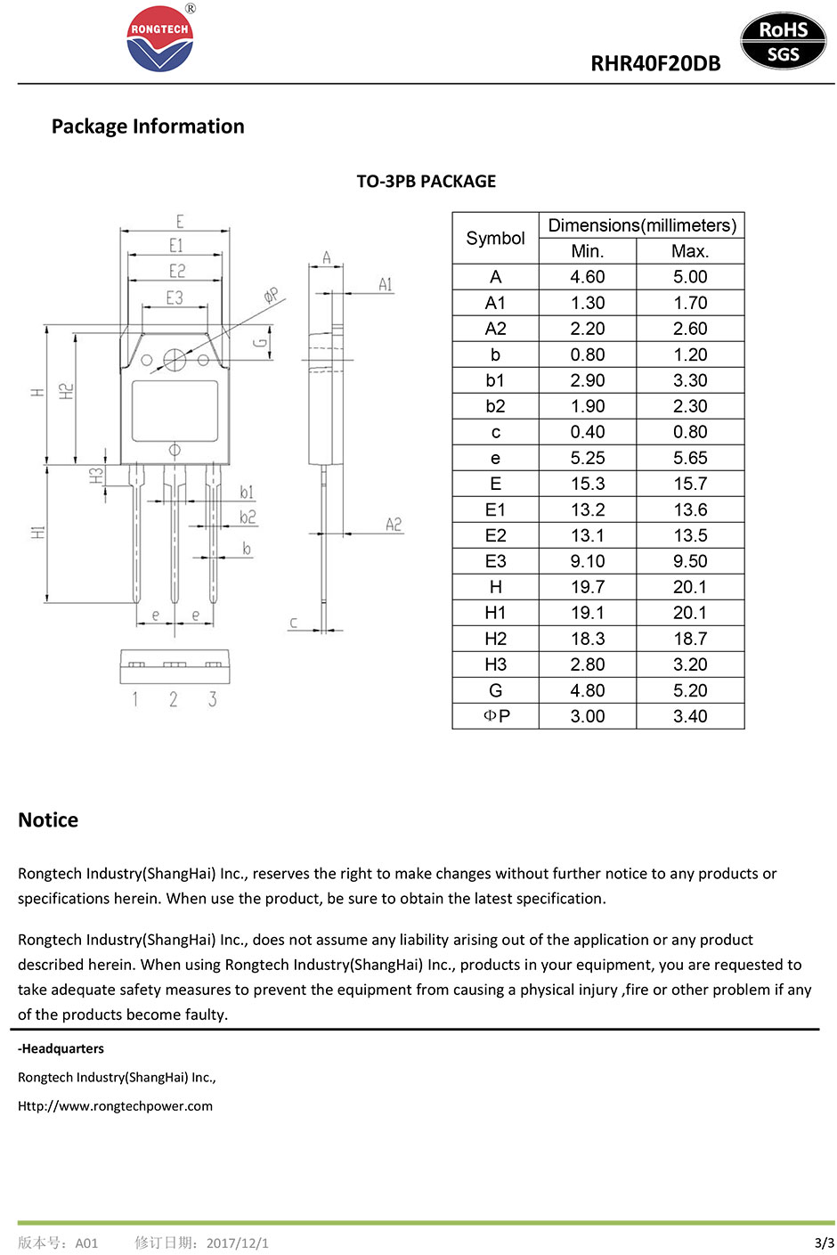 RHR40F20DB