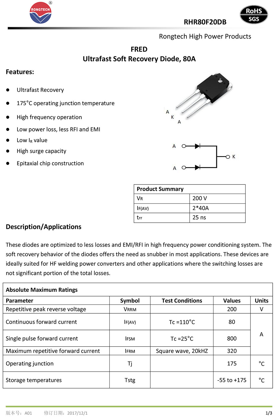 RHR80F20DB