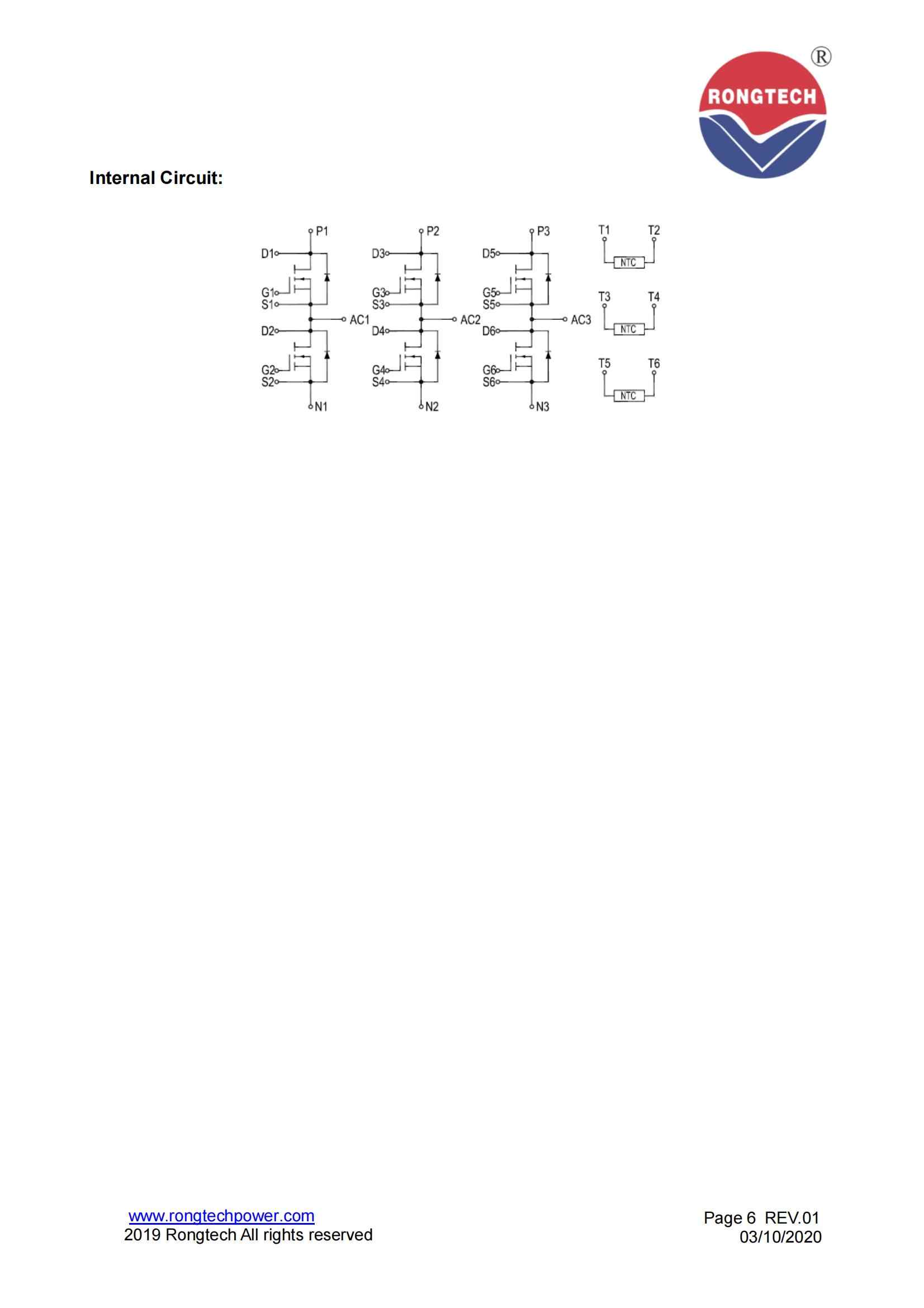 RSC510FF120C8S-S07 SiC MOSFET Module