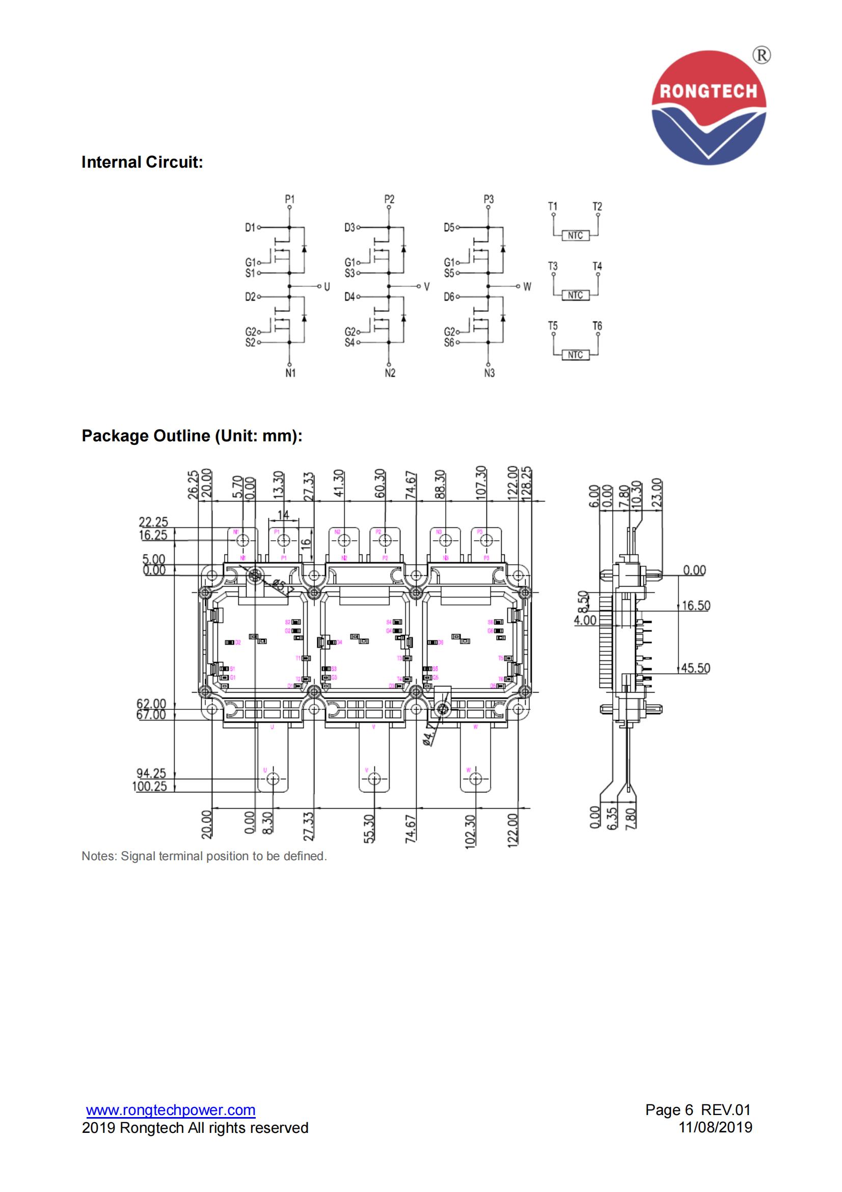 RSC200FF120C8NS-S17 SiC MOSFET Module