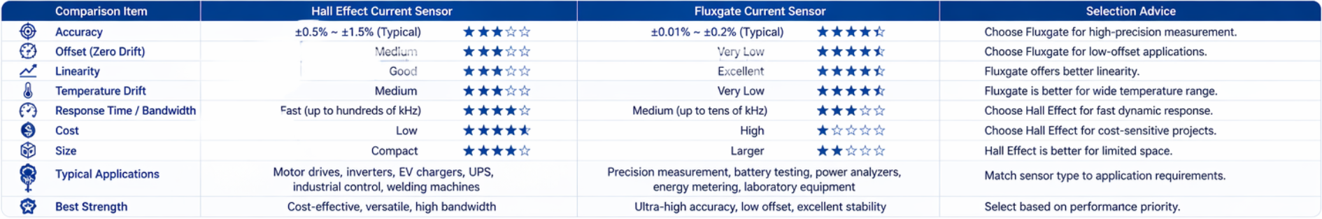 Fluxgate Current Sensor
