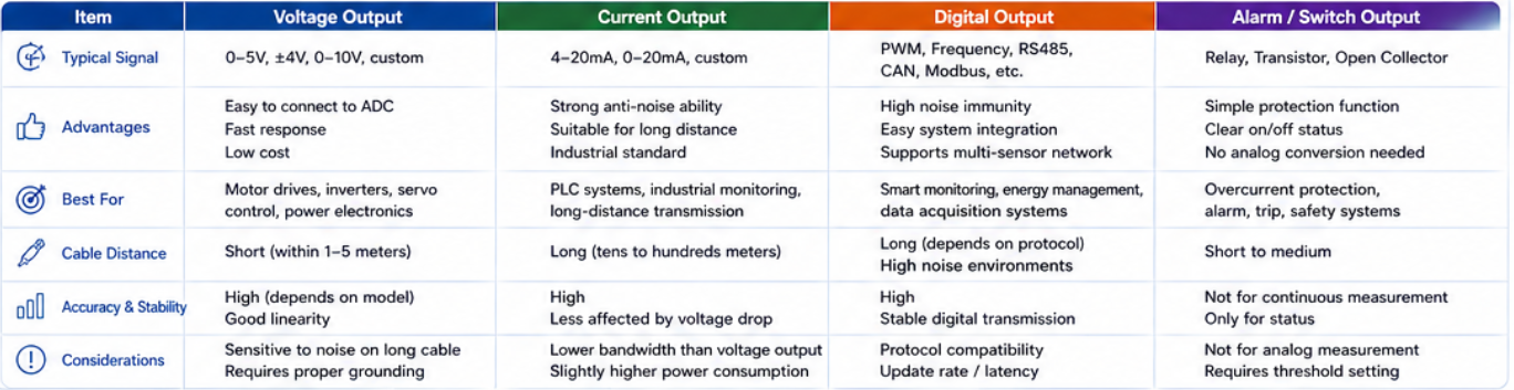 Voltage Output Current Sensor Voltage Output Current Sensor