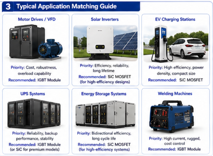 IGBT vs SiC MOSFET IGBT vs SiC MOSFET