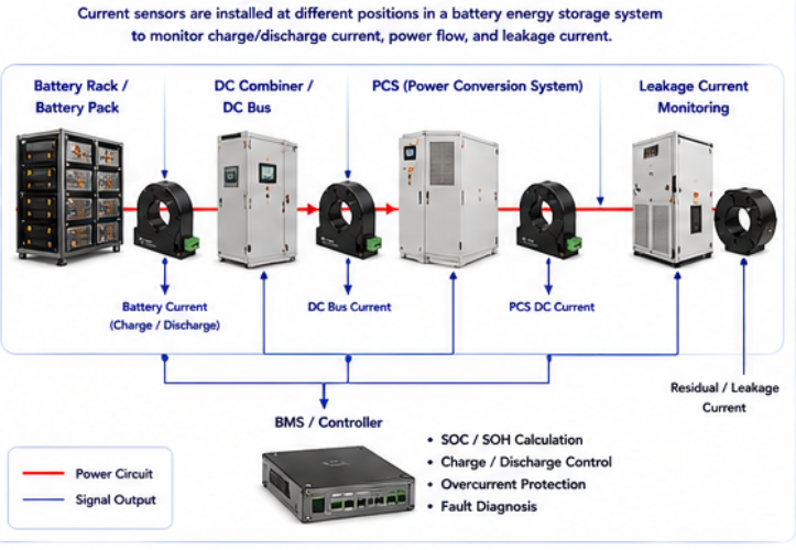 Current Sensor For Battery Energy Storage System Current Sensor For Battery Energy Storage System