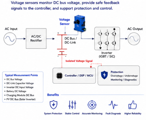 Voltage Sensor For High Voltage DC Bus Voltage Sensor For High Voltage DC Bus